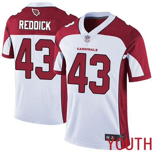Arizona Cardinals Limited White Youth Haason Reddick Road Jersey NFL Football #43 Vapor Untouchable->youth nfl jersey->Youth Jersey